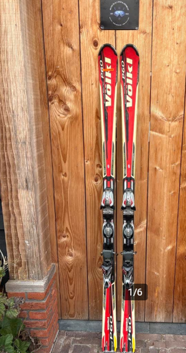 Völkl P60 Ski’s178 cm. Gewaxt & Geslepen Top Carvers