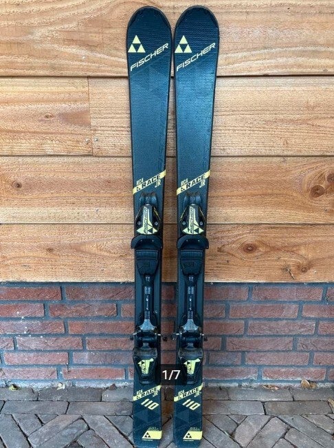 Fischer RC4 Race JR Ski's - 110cm gewaxt en geslepen