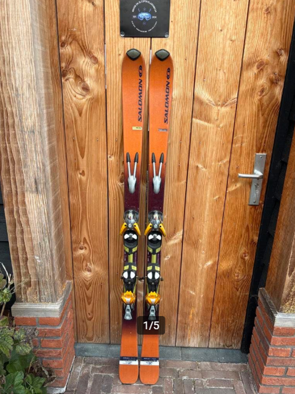 Salomon 160 cm All-Mountain Ski’s Gewaxt & Geslepen