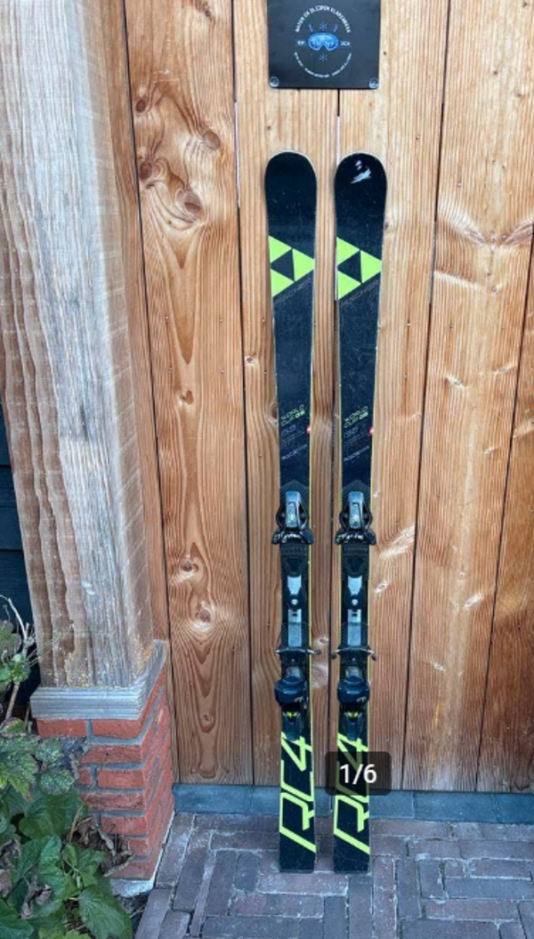 Fischer RC4 World Cup GS 155 cm. Ski’s Gewaxt & Geslepen