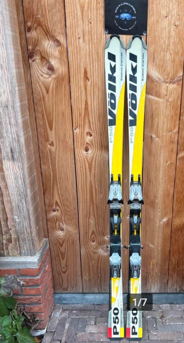 Volkl P50 Ski's - 163cm gewaxt & geslepen