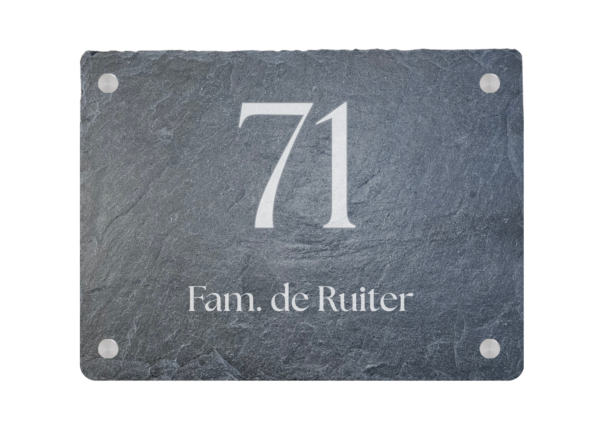 The Season Naambord van Leisteen 20 x 15 cm