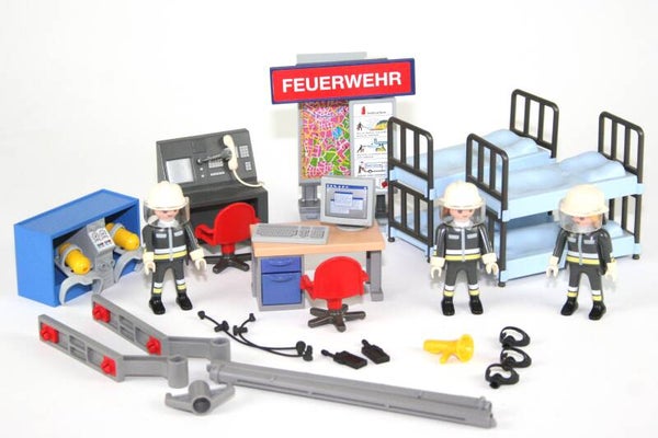 Playmobil Brandweer inrichting kazerne 3176