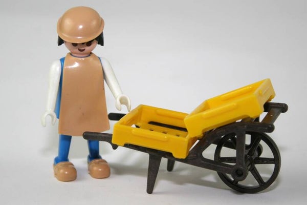 Playmobil Vintage Boer met kar 3369x