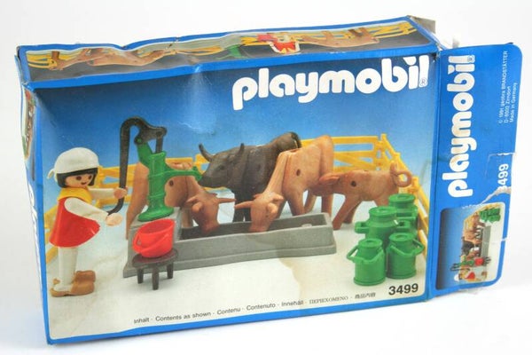 Playmobil Boerin met koeien 3499