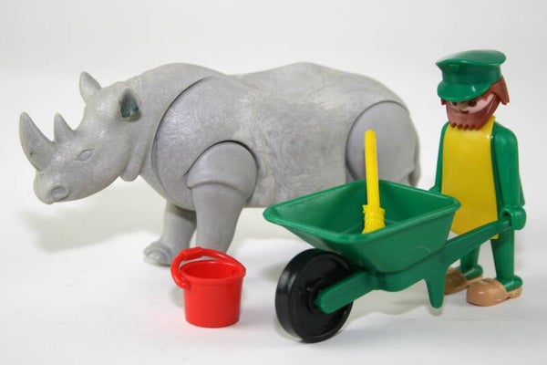 Playmobil Verzorger met neushoorn 3516
