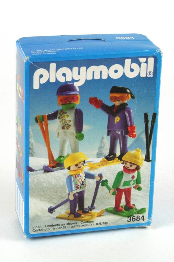 Playmobil Vintage familie op de ski's 3684