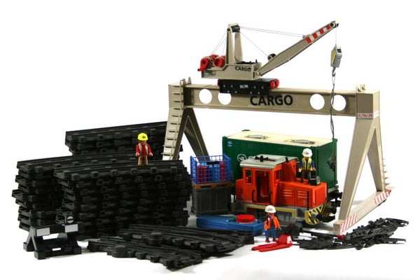 Playmobil Goederentrein met bovenloopkraan 4085