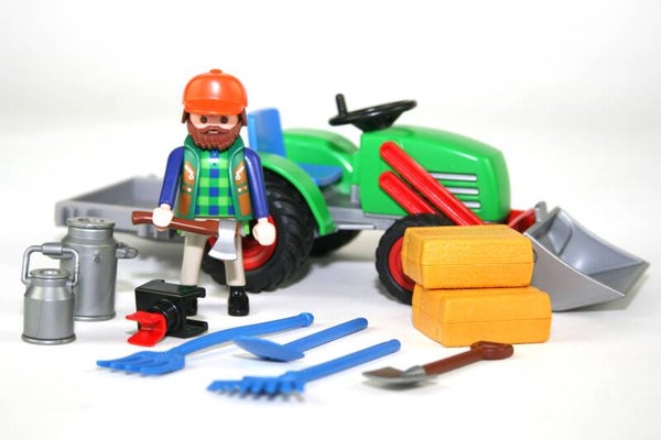 Playmobil Tractor met accessoires 4143