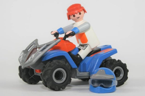 Playmobil Quad oranje/blauw 4229