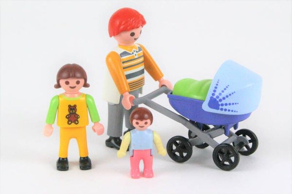 Playmobil papa met wandelwagen 4408