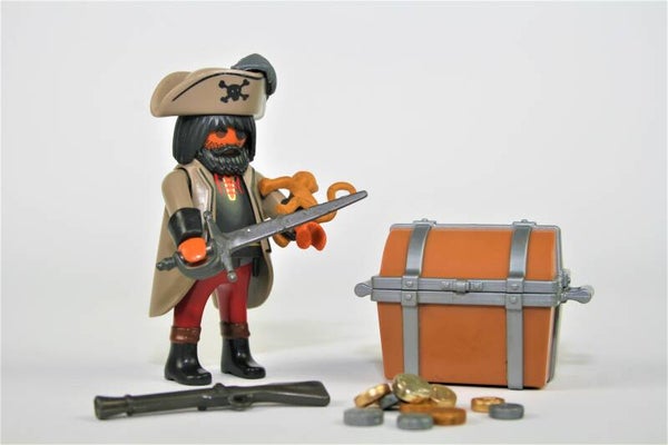 Playmobil Kapitein met aapje 4767