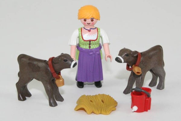 Playmobil Tiroler dame met 2 kalfjes 4778