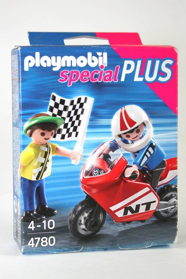 Playmobil Motorcrossertje met vlagger 4780 Nieuw
