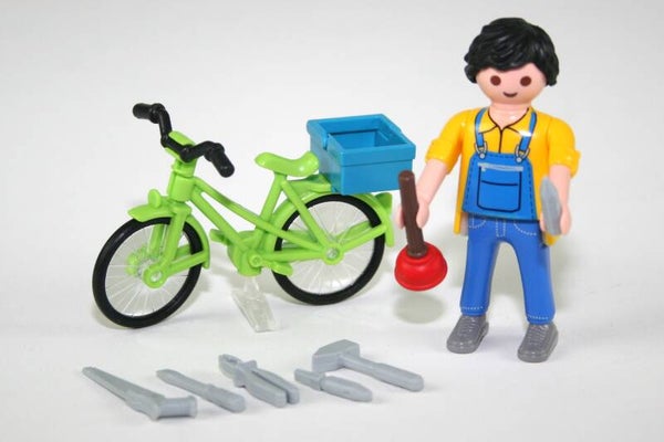 Playmobil Klusjesman met fiets 4791