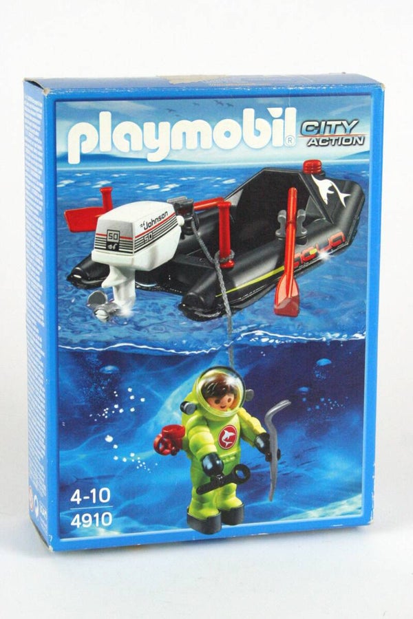 Playmobil Duiker met boot 4910