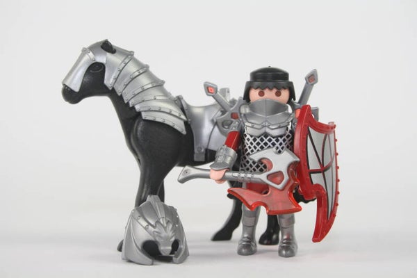 Playmobil Vuurbijlridder te paard uit paasei 4937