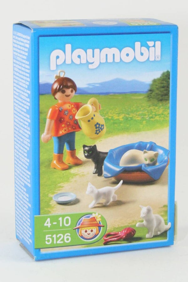 Playmobil Meisje met poesjes 5126 Nieuw