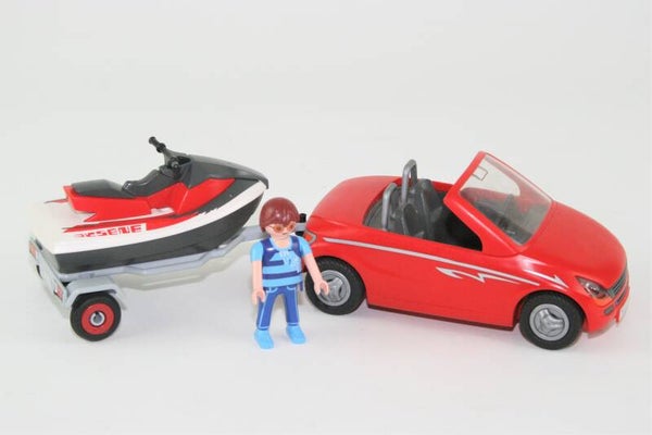 Playmobil Cabriolet met jetski 5133