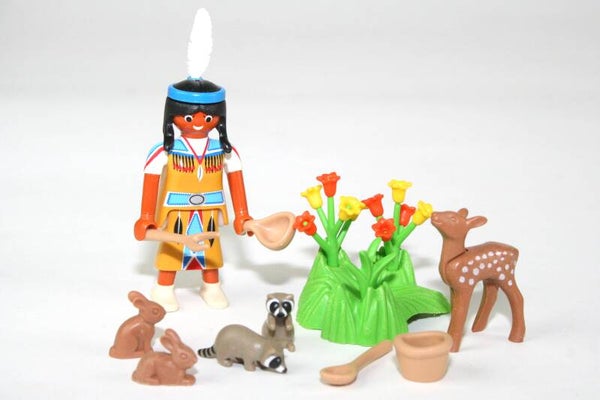 Playmobil Indiaanse met bosdieren 5278