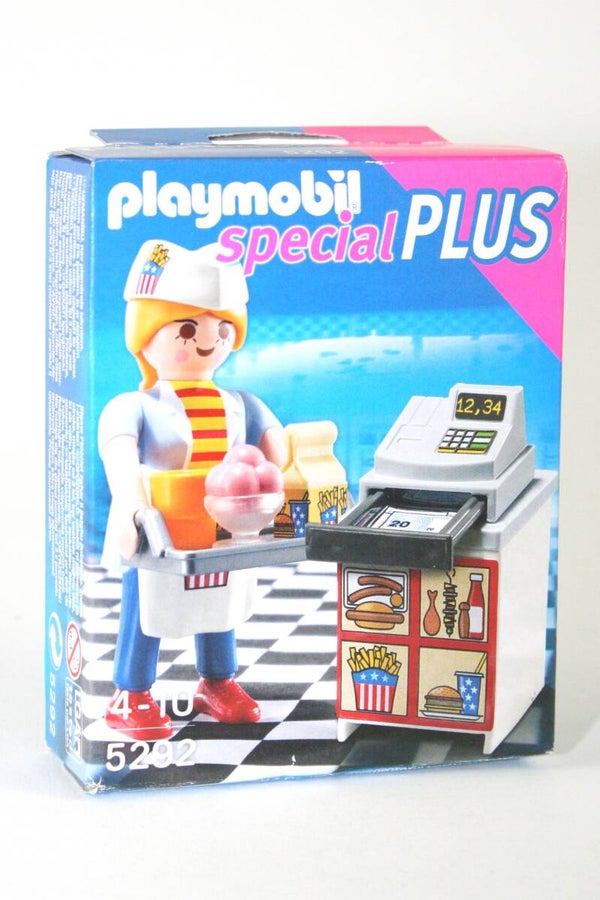 Playmobil Fastfood verkoopster 5292