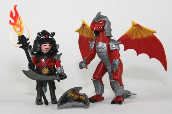 Playmobil Vuurdraak met samurai 5463