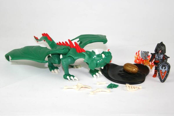Playmobil Groene draak met baby draakje 6003