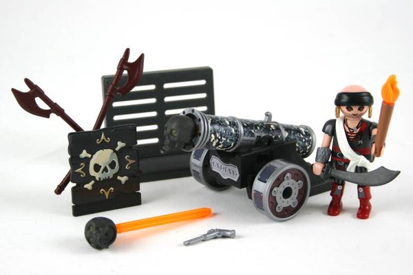 Playmobil Piraat met zwart kanon 6165