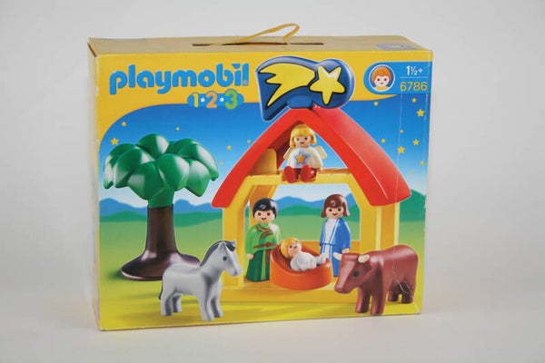 Playmobil 1-2-3 Kerststal 6786 Nieuw