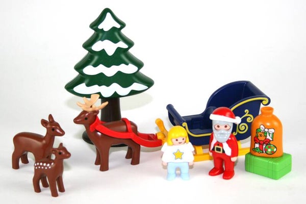 Playmobil 1-2-3 Kerstman met rendierslee 6787