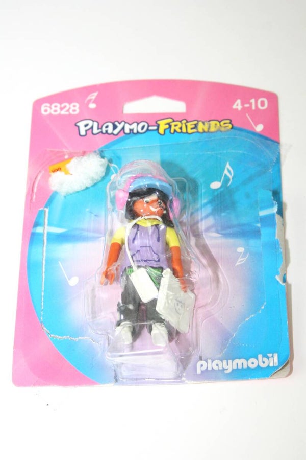 Playmobil Dame met walkman en laptop 6828