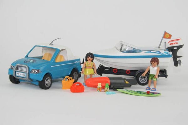 Playmobil Pick-up met speedboot 6864