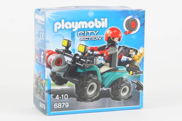 Playmobil Bandiet en quad met lier 6879