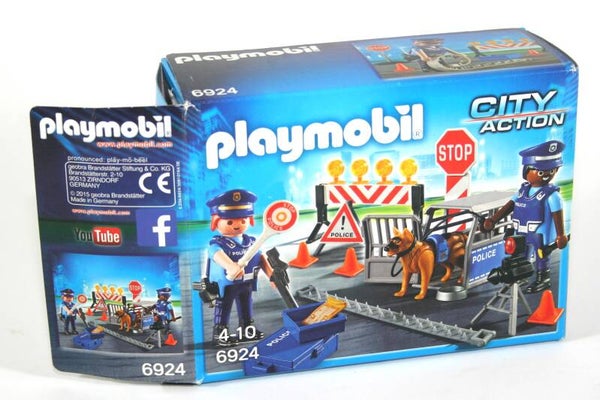 Playmobil Politie wegversperring met spijkermat 6924