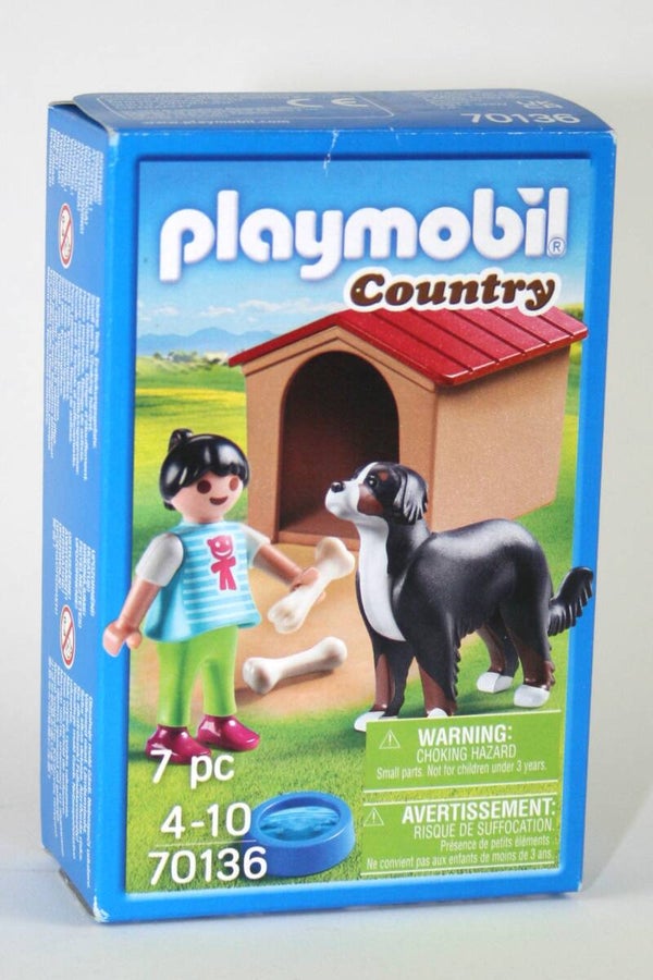 Playmobil Meisje bij het hondenhok 70136 Nieuw