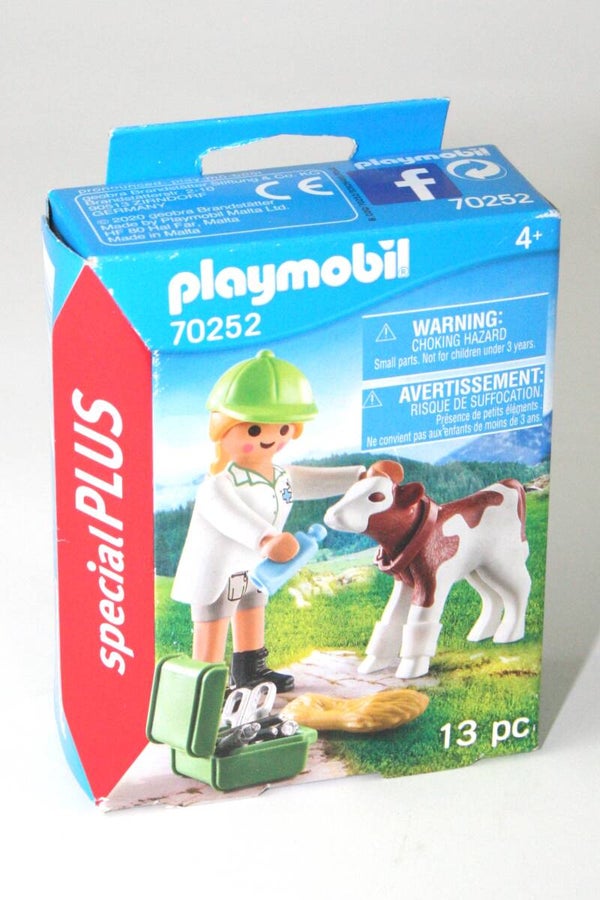 Playmobil Boerin met kalfje 70252 Nieuw