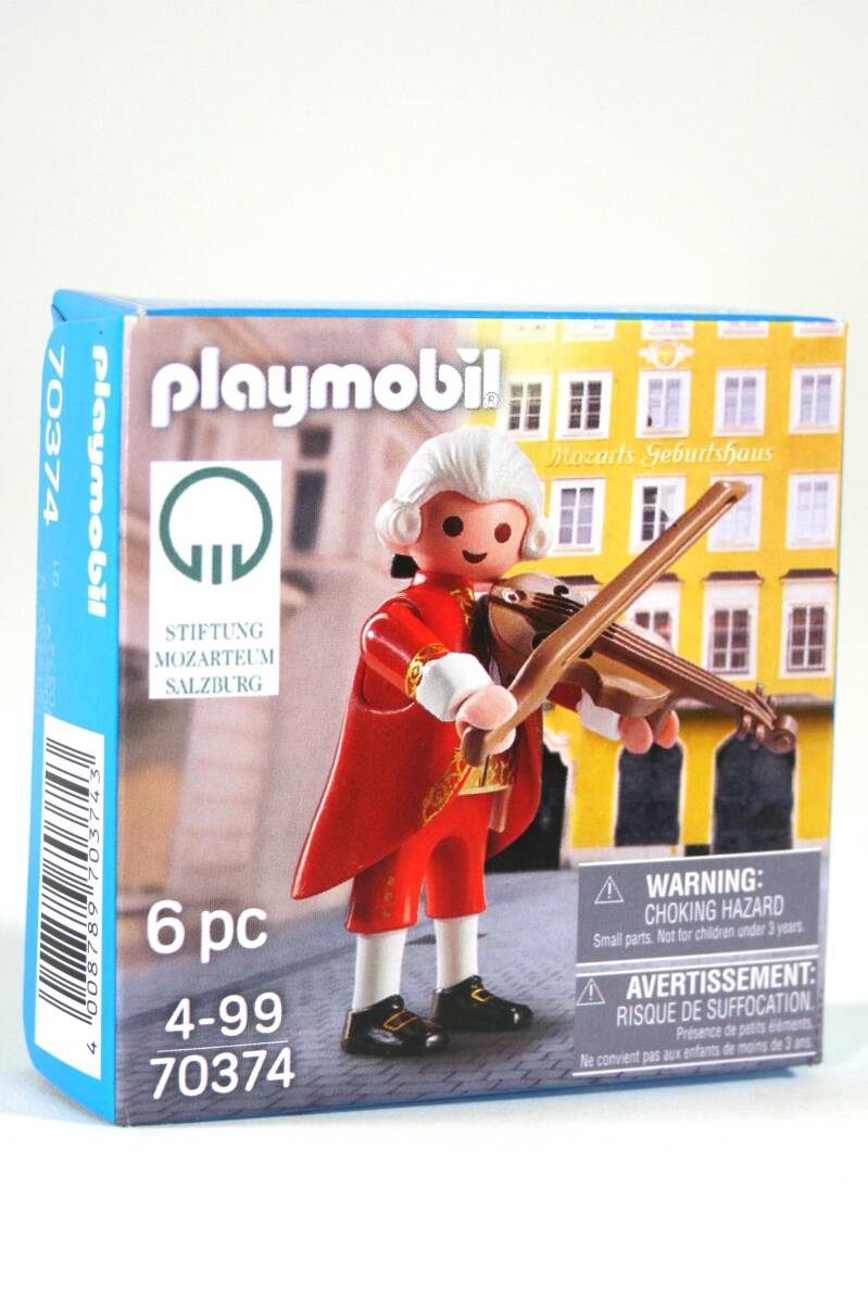PLAYMOBIL 70374 Wolfgang Amadeus Mozart - Figur Mit Geige, Perücke & Rotem Gewand, Limitierte Edition