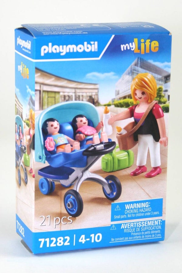 Playmobil Moeder met tweelingwagen 71282 Nieuw