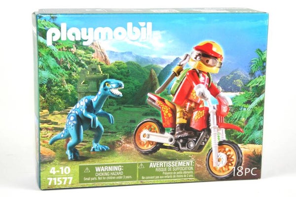 Playmobil Motorcrosser met Raptor 71577 Nieuw