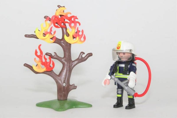 Playmobil Brandweerman met brandende boom 9093 / 70429