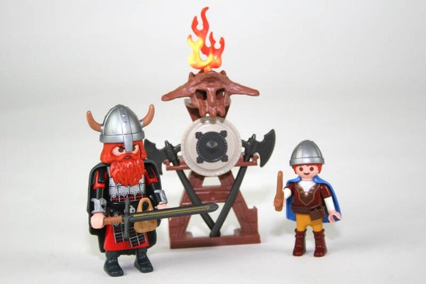 Playmobil Viking met zoon 9209