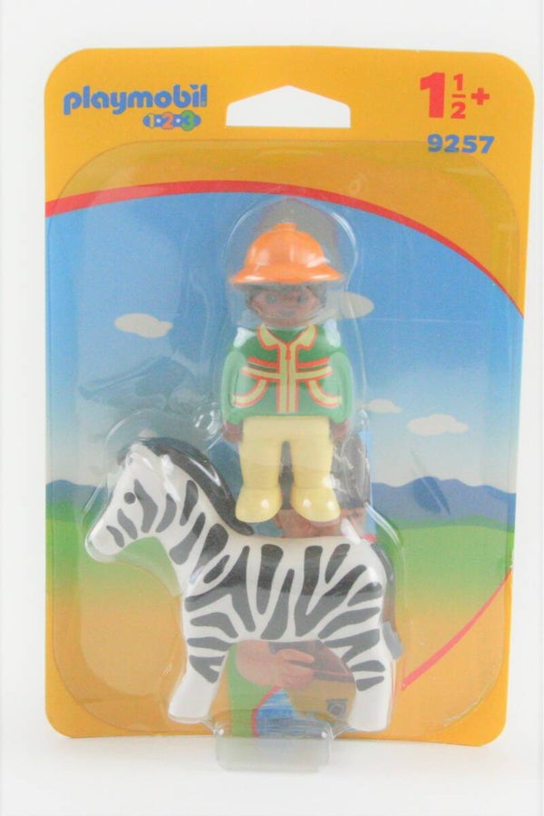 Playmobil Verzorger met zebra 9257 Nieuw