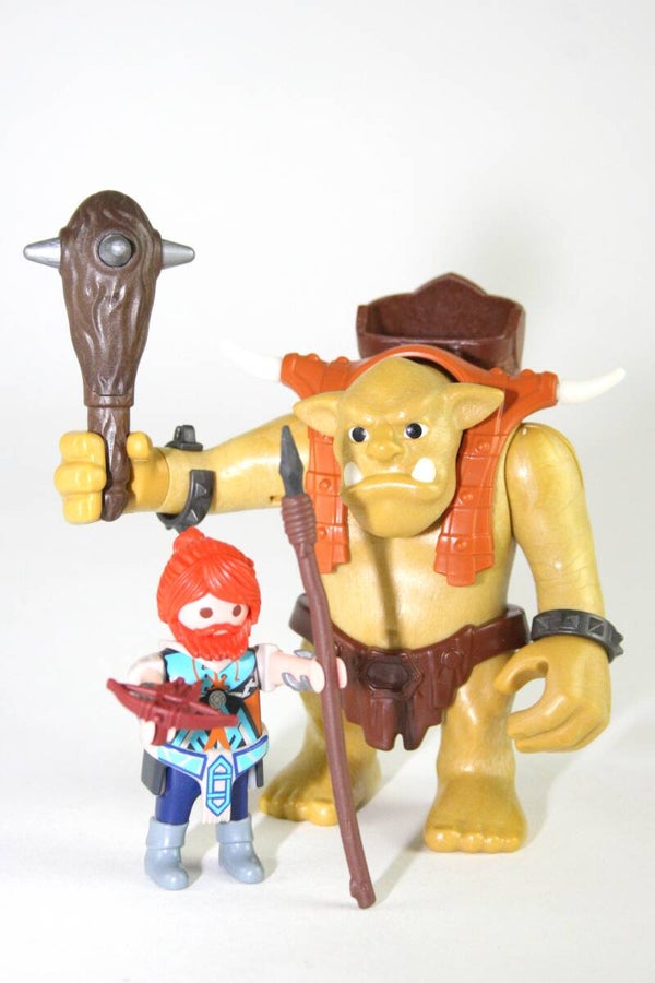 Playmobil Trol met dwergstrijder 9343