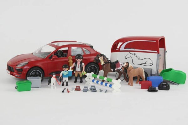 Playmobil Porsche Macan met paardentrailer 9376
