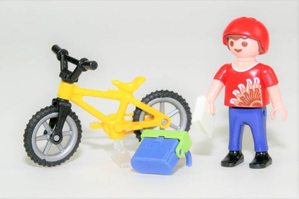 Playmobil Jongen op de fiets