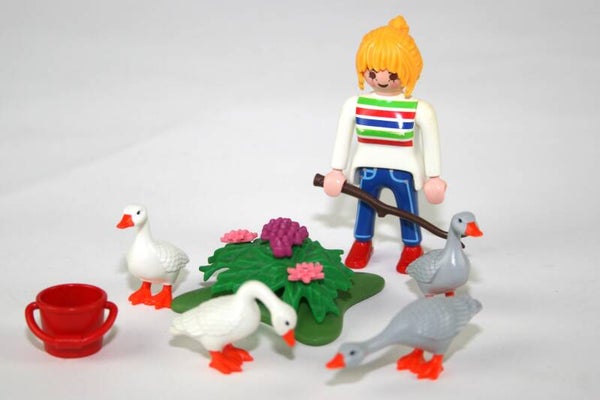 Playmobil Boerin met ganzen