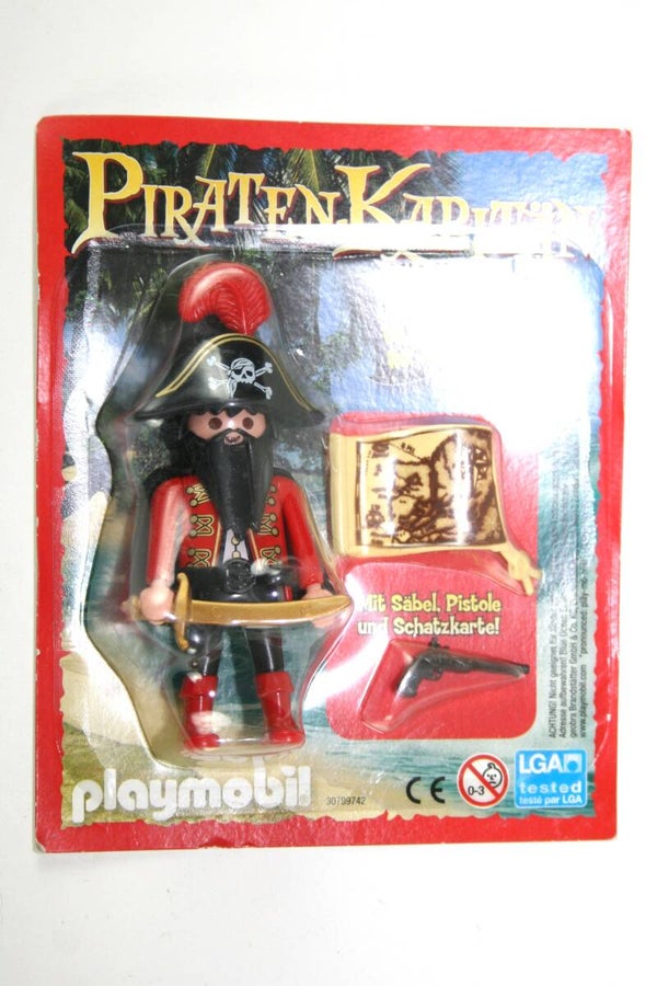 Playmobil Kapitein met schatkaart Nieuw
