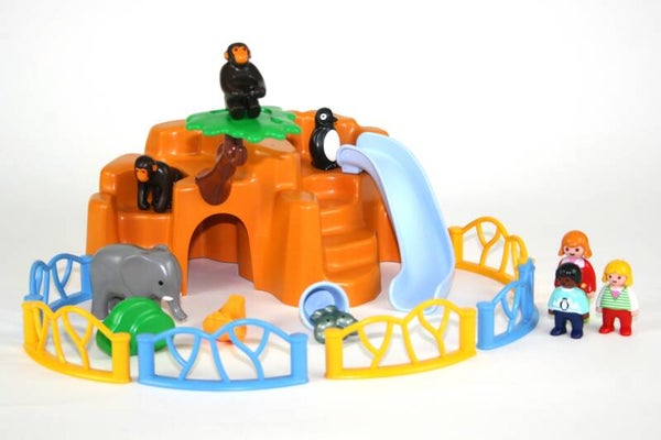 Playmobil 1-2-3 Uitbreiding voor een dierentuin