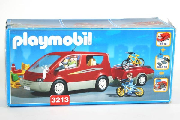 Playmobil Rode S.U.V met aanhanger 3213