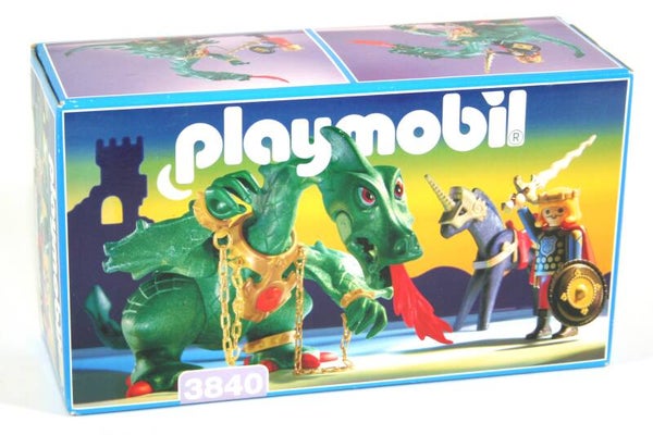 Playmobil Magie Groene draak en ridder 3840